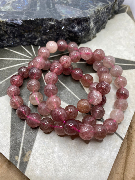 Strawberry Quartz Bracelet